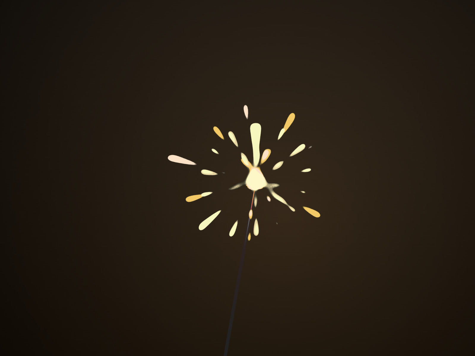 Cartoon of a sparkle firework